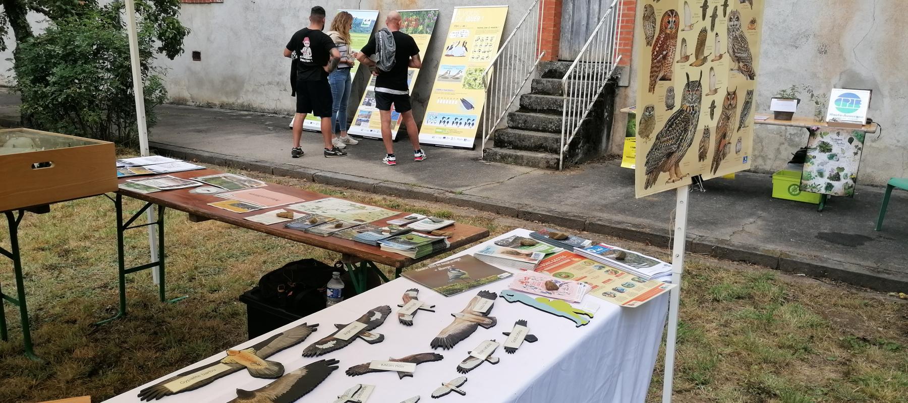 stands lors de la journée biodiversité